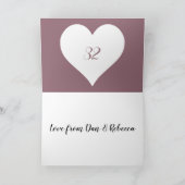 トロピッ絵を描ク・パイナップルパーソナライズされた誕生日 カード (内部)