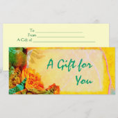 トロピッ縁どクギフト証書テンプレート (正面/裏面)