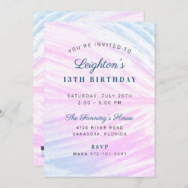 トロピッ色彩の鮮やかクリーフ誕生日 招待状