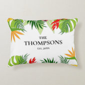 トロピッ葉クと花カスタムの姓 アクセントクッション (正面)