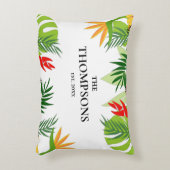 トロピッ葉クと花カスタムの姓 アクセントクッション (正面(垂直))