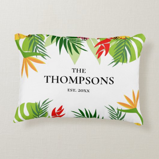 トロピッ葉クと花カスタムの姓 アクセントクッション (裏面)