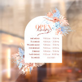 トロピッ葉クなとアーチ開放時間の窓が貼り付く ウィンドウサイン (シート2)