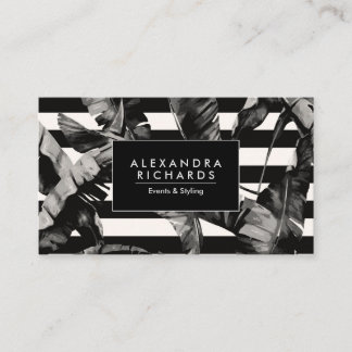 トロピッ葉クなとストライプ 名刺