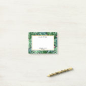 トロピッ葉クな葉の緑と緑 ポストイット (デスク上)