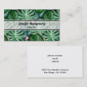 トロピッ葉クな葉の緑と緑 名刺 (正面/裏面)