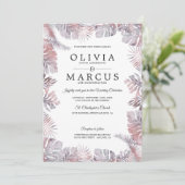 トロピッ葉クの水結婚色のマーブバラ 招待状 (スタンド正面)