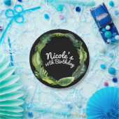 トロピッ葉クエレガントシックサマー結婚ズルアウ（ハワイ式宴会） ペーパープレート (パーティー)