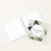 トロピッ葉クグの結婚ゲストブック ノートブック (内部)
