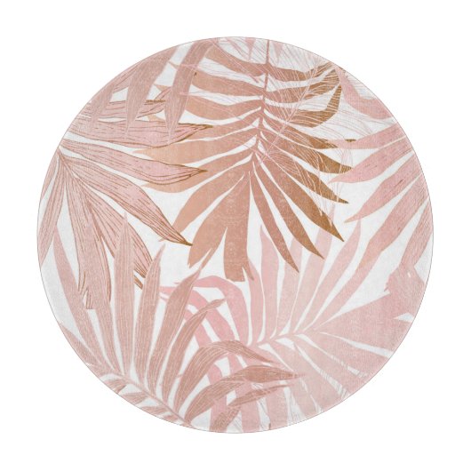 トロピッ葉クグラデーション：光沢グラデーションのパターン。 カッティングボード (正面)