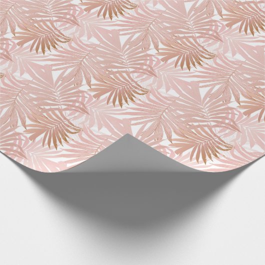 トロピッ葉クグラデーション:光沢グラデーションのパターン。 ラッピングペーパー (角)