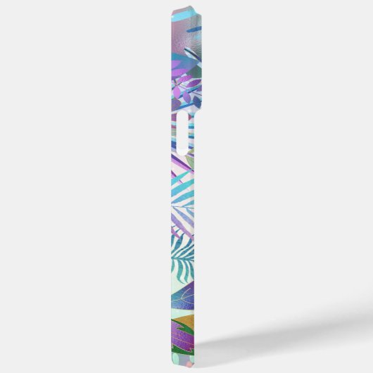 トロピッ葉クティール(緑がかった色)&グリーングラデーション、ラベンダー名 Case-Mate iPhoneケース (裏面 / 右)