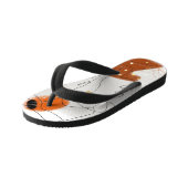 トロピッ葉クデザイン、シームレスなパターン。 キッズビーチサンダル (アングル)