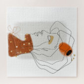 トロピッ葉クデザイン、シームレスなパターン。 ジグソーパズル (横)