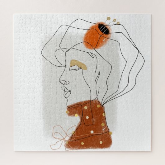 トロピッ葉クデザイン、シームレスなパターン。 ジグソーパズル (縦)