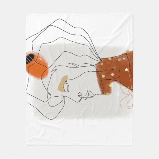 トロピッ葉クデザイン、シームレスなパターン。 フリースブランケット (正面)