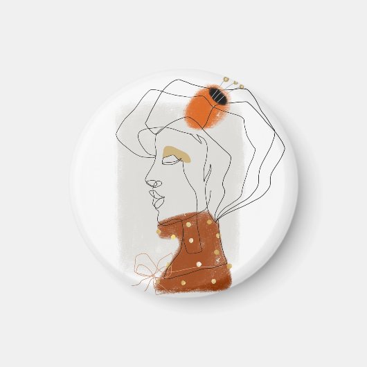 トロピッ葉クデザイン、シームレスなパターン。 マグネット (正面)