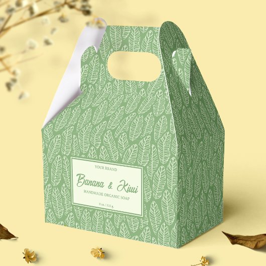 トロピッ葉クバーグリーンソープボックスブランド包装 フェイバーボックス