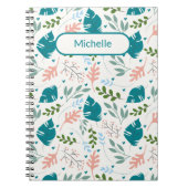 トロピッ葉クパステル春リーフカスタム ノートブック (正面)