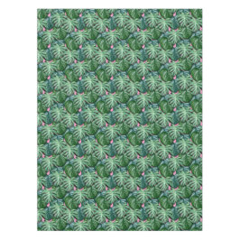 トロピッ葉クパターン – 緑の葉 テーブルクロス