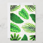 トロピッ葉クビーチ結婚式ホワイトフレーム セーブザデート