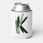 トロピッ葉クフェイクゴールドフォイル文字Kモノグラム 缶クーラー (缶裏面)