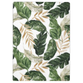 トロピッ葉クフェイク・ゴールド・フォイル・レターAモノグラム クリップボード (裏面)