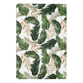 トロピッ葉クフェイク・ゴールド・フォイル・レターAモノグラム ミニクリップボード (裏面)