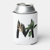 トロピッ葉クフェイク・ゴールド・フォイル・レターMモノグラム 缶クーラー (缶裏面)