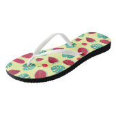 トロピッ葉クフルーツ夏季休暇パターン ビーチサンダル (アングル)