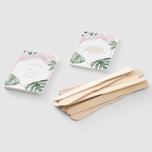 トロピッ葉クフローラ金ゴールド結婚ズありがとう ハンドファン (組立なし)