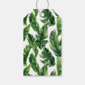 トロピッ葉クリースサマー結婚ズサンキュー ギフトタグ (裏面)