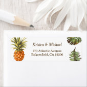 トロピッ葉クルアウ（ハワイ式宴会）パイナップルデコール結婚ズ ラベル (インサイチュ)