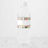 トロピッ葉クルアウ（ハワイ式宴会）ブライダルシャワー ペットボトルラベル (裏面)