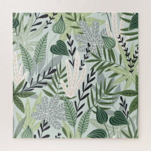 トロピッ葉クヴィンテージプリント: ジグソーパズル