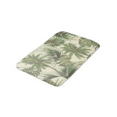 トロピッ葉クヴィンテージヤシ壁紙 バスマット (アングル)