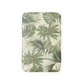 トロピッ葉クヴィンテージヤシ壁紙 バスマット (正面縦)