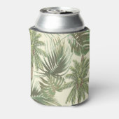 トロピッ葉クヴィンテージヤシ壁紙 缶クーラー (缶裏面)