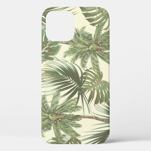 トロピッ葉クヴィンテージヤシ壁紙 Case-Mate iPhoneケース (裏面)