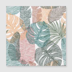 トロピッ葉クヴィンテージ：手描きパターン。