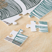 トロピッ葉クヴィンテージ：手描きパターン。 ジグソーパズル (側面)