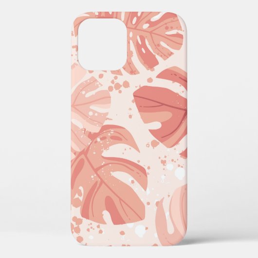 トロピッ葉クヴィンテージ:手描きパターン。 Case-Mate iPhoneケース (裏面)