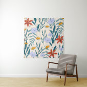 トロピッ葉ク抽象芸術背景 タペストリー (インサイチュ)