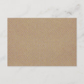 トロピッ葉ク紙の挿入結婚カード エンクロージャーカード (裏面)