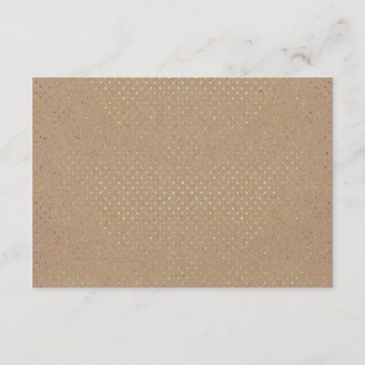 トロピッ葉ク紙の挿入結婚カード エンクロージャーカード (裏面)