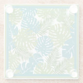 トロピッ葉ク素晴らし、カラー、 ガラスコースター (裏面)