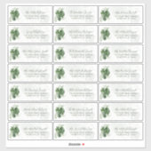 トロピッ葉ク結婚住所 シールス シール (シート)