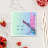 トロピッ葉ク結婚 スタンダードカクテルナプキン (インサイチュ)