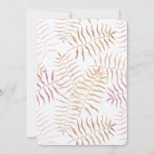 トロピッ葉ク結婚 招待状 (裏面)