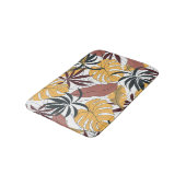 トロピッ葉ク鮮やか：シームレスな背景。 バスマット (アングル)